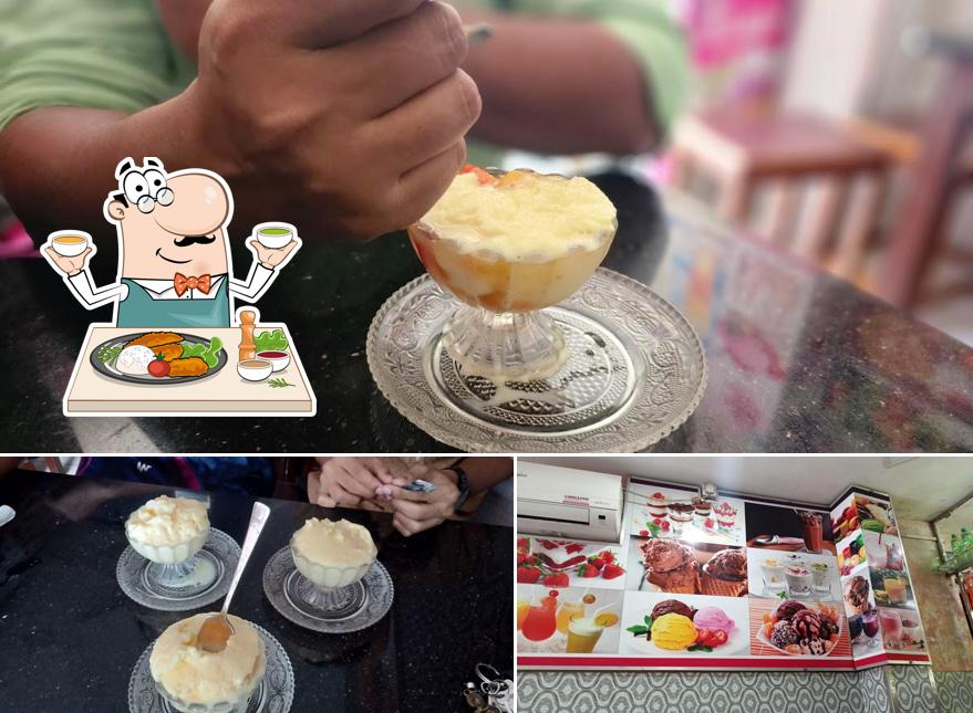 Food at Shenoy's Ice Cream Corner