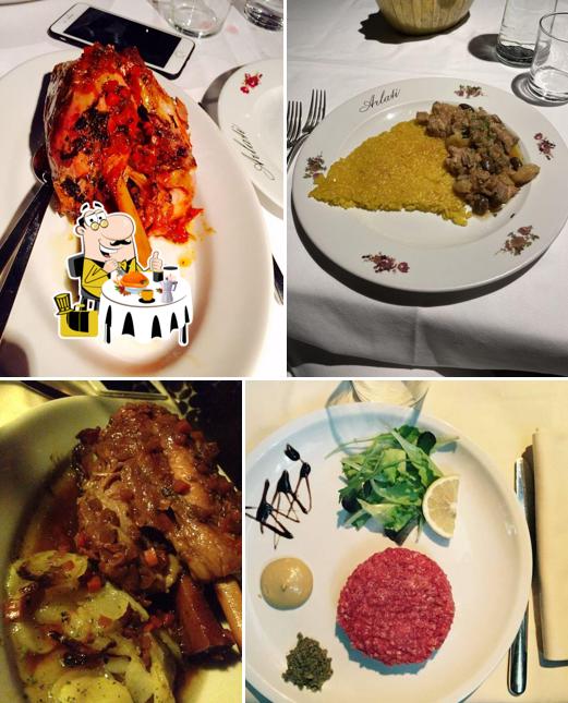 Platti al Trattoria Arlati dal 1936