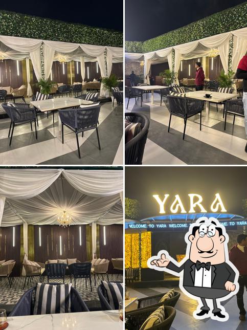 The interior of Yara - Terrace Cafe