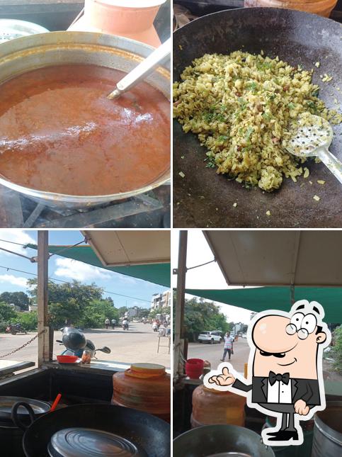 This is the photo displaying interior and food at ramkrishna idli centre