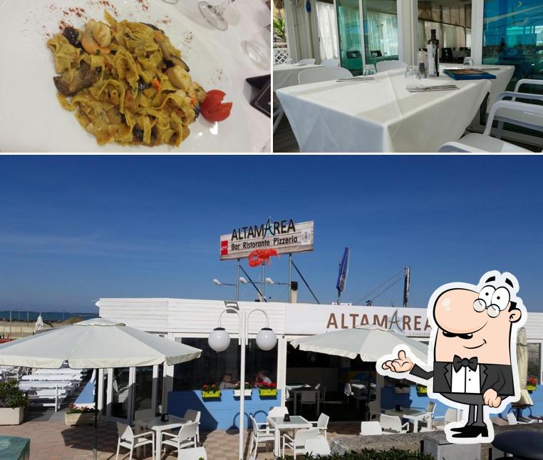 La foto di interni e cibo da Ristorante Pizzeria Altamarea