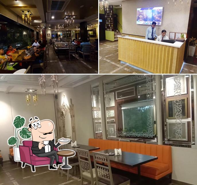 The interior of Sagar Ratna