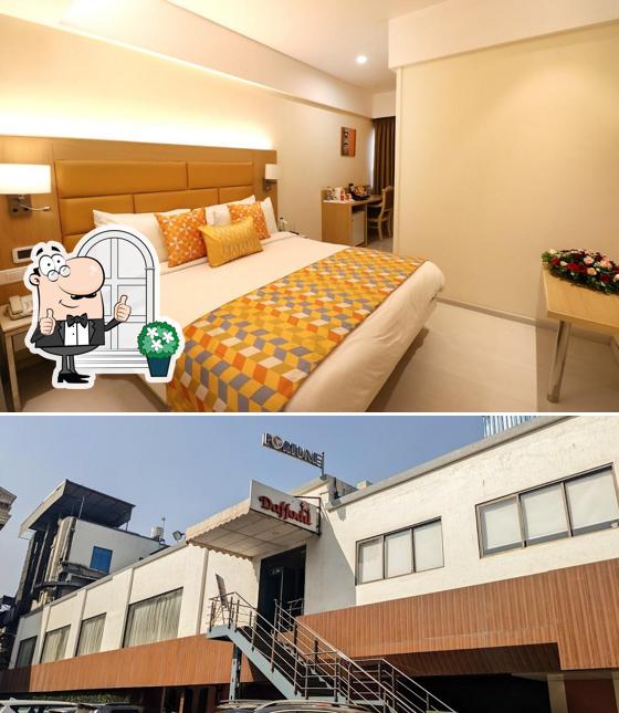 The outside part is an important feature of Fortune Park Galaxy, Vapi - Member ITC's hotel group