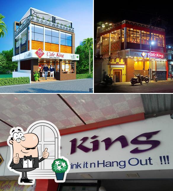 The exterior of Cafe King