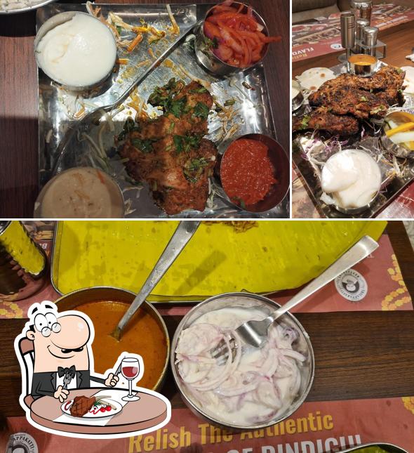 Dindigul Thalappakatti Restaurant offers meat meals