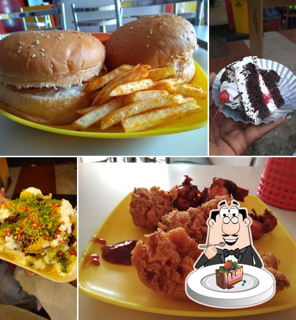 Chocolate cake at Mr.SFC, Fried Chicken Restaurant