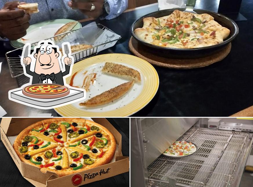 At Pizza Hut Grand Walk, Ludhiana, you can try pizza