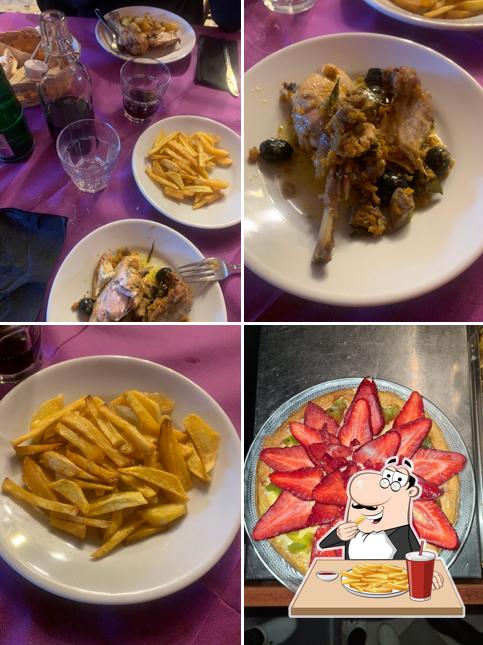 Patatine fritte al Bar Trattoria Osteria Nuova