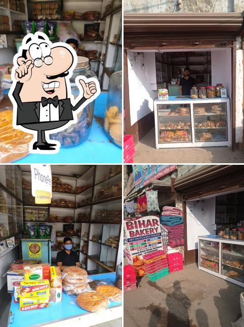 The interior of Bihar Bakery