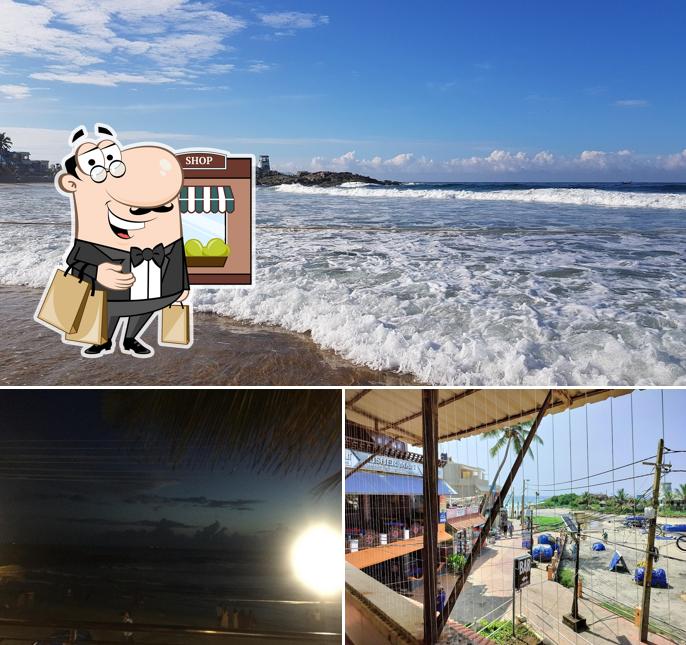 Check out the outside area of Hotel Sea Face Kovalam