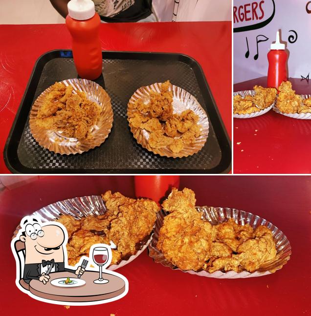 Food at Mr Chicken san