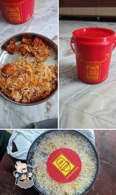 Food at Red Bucket Biryani Srikakulam