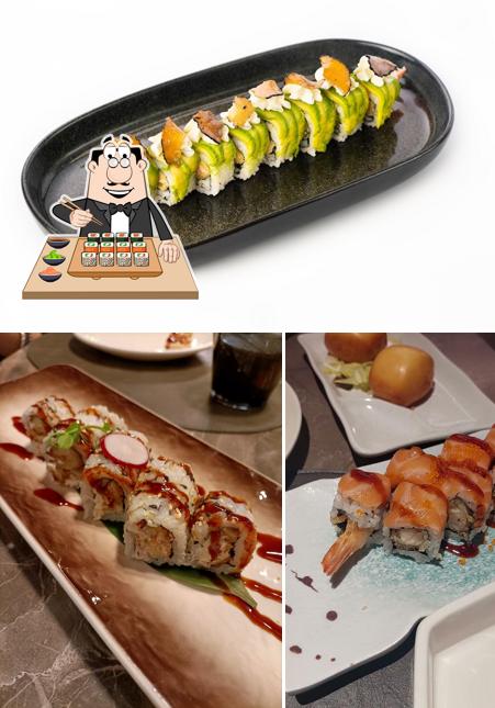 Scegli le varie opzioni di sushi