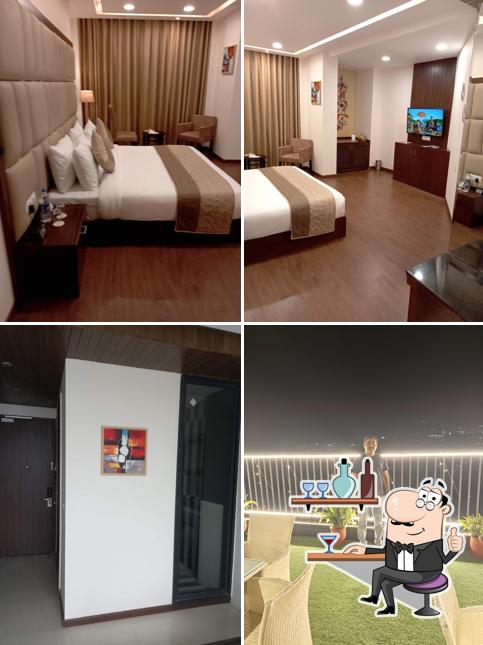 The interior of Vee hotels private limited