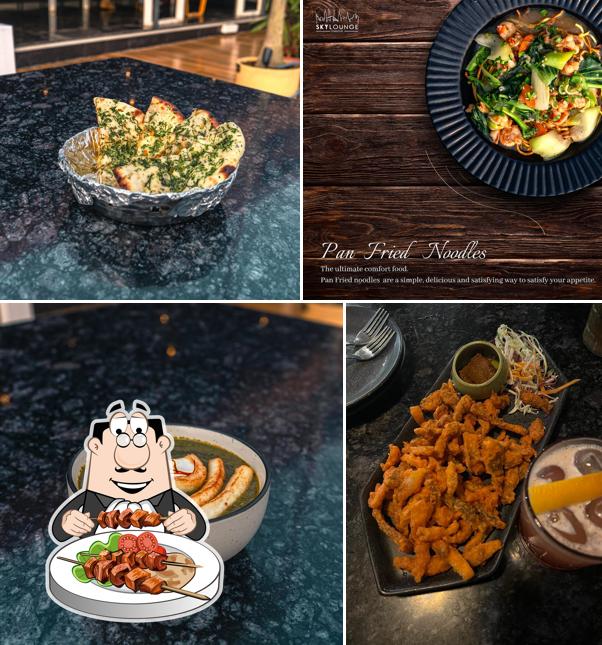Food at Sky Lounge