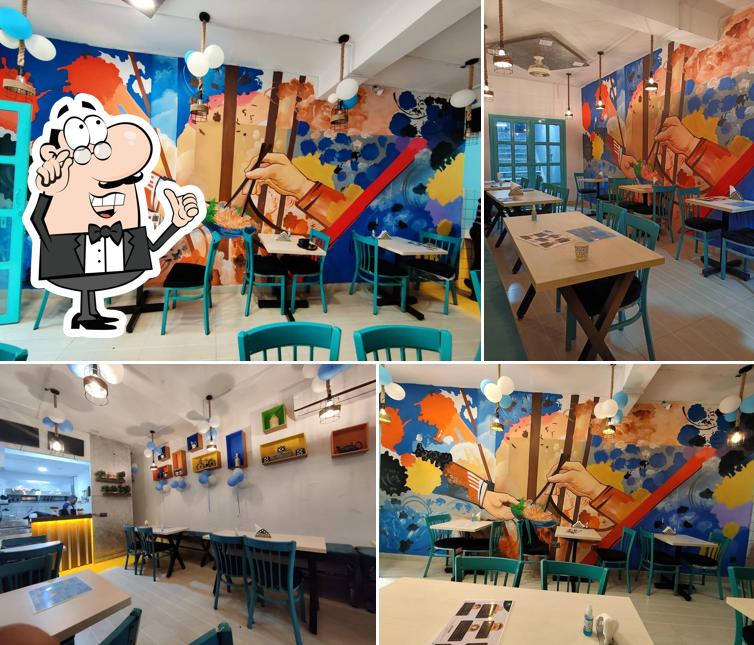 The interior of China Box