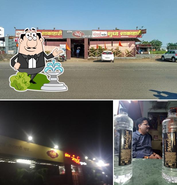 Among various things one can find exterior and beverage at Gandharva Garden Pure Veg