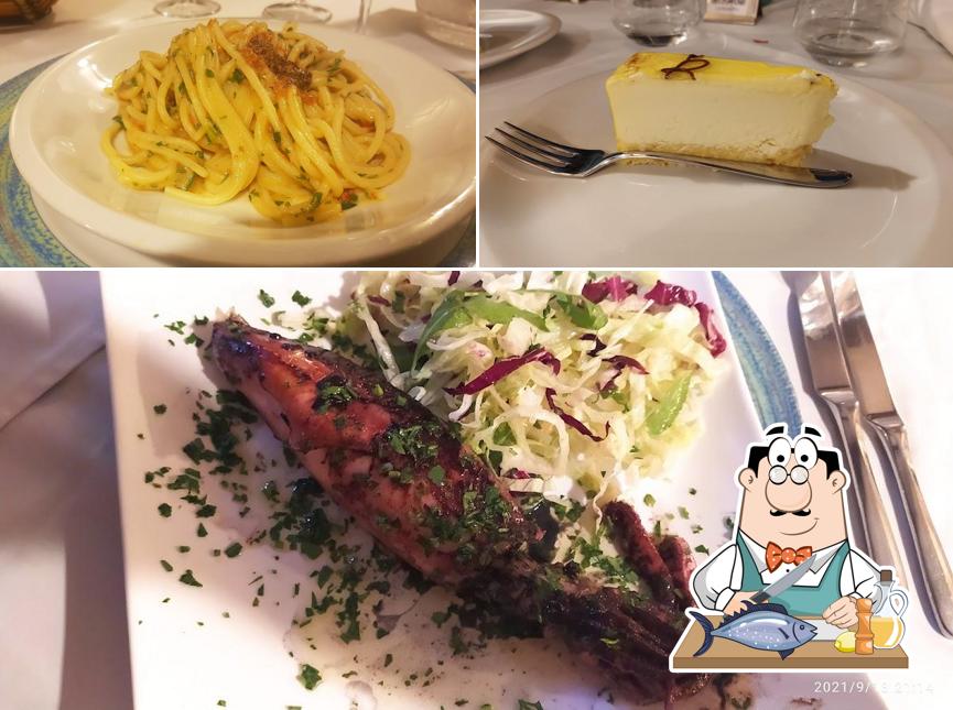 Salmone grigliato al Ristorante "La Scaletta"