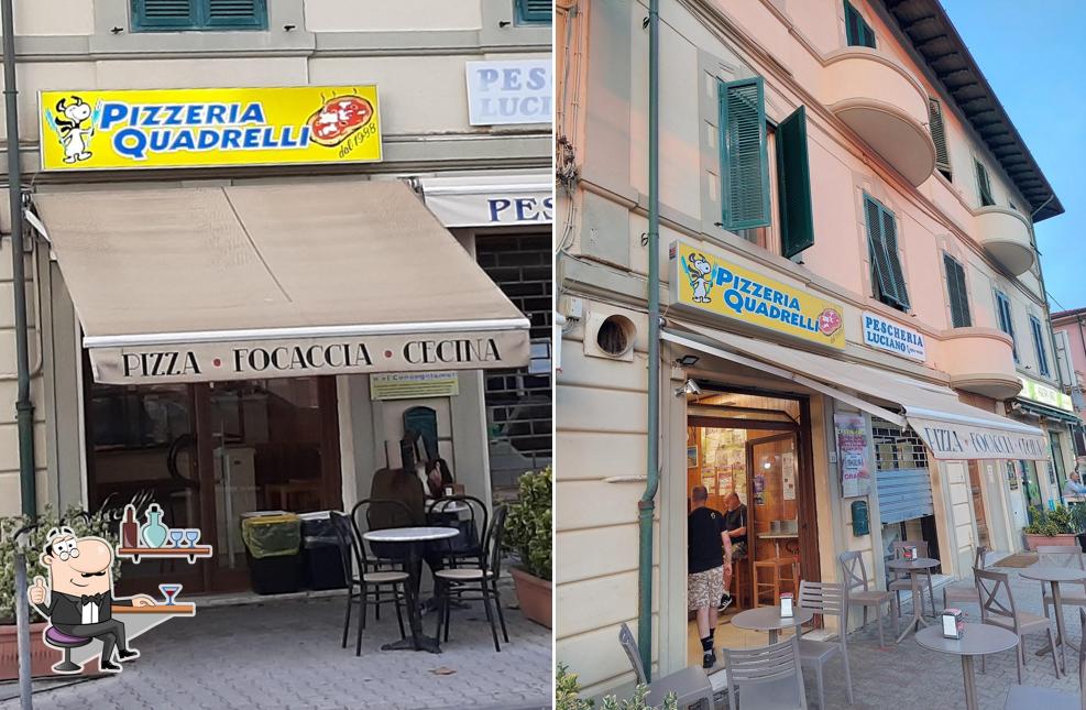 Gli interni di Pizzeria Quadrelli