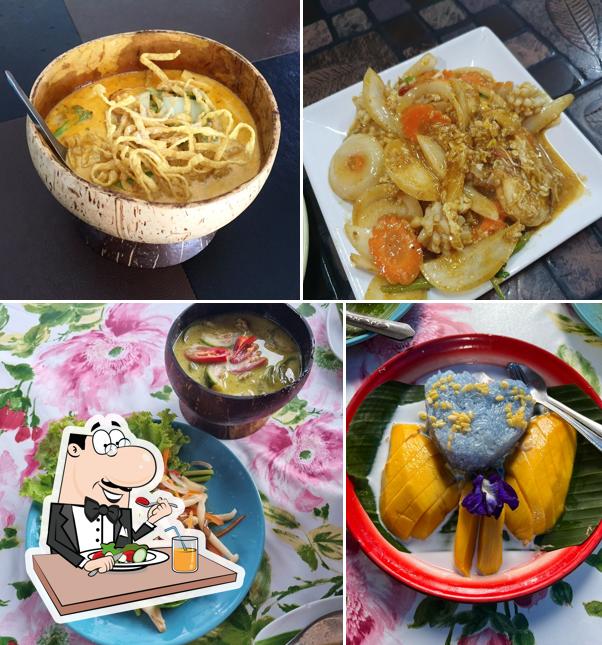 Coconut Shell Thai Food