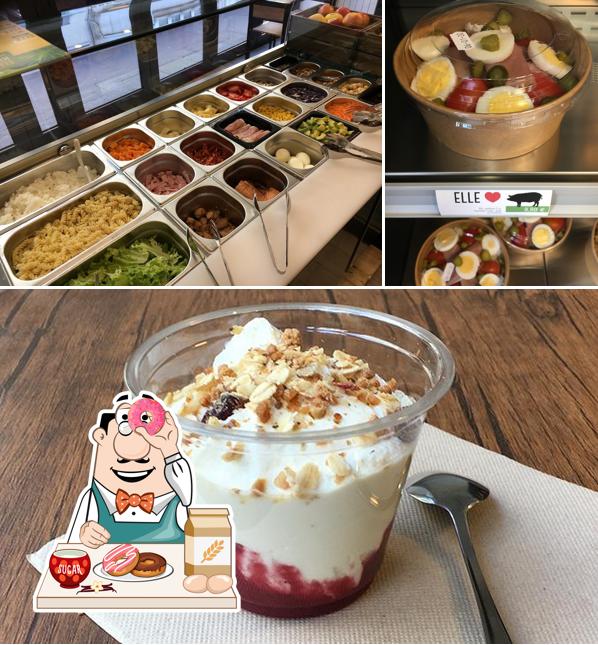 ELLE'S KITCHEN sert une variété de desserts