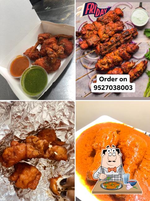 Chicken wings at Heenas Koliwada Fish Corner