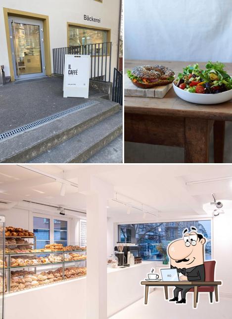 Dai un'occhiata agli interni di Kleiner Bakery pastry station Wipkingen Dai un'occhiata agli interni di Kleiner Bakery pastry station Wipkingen