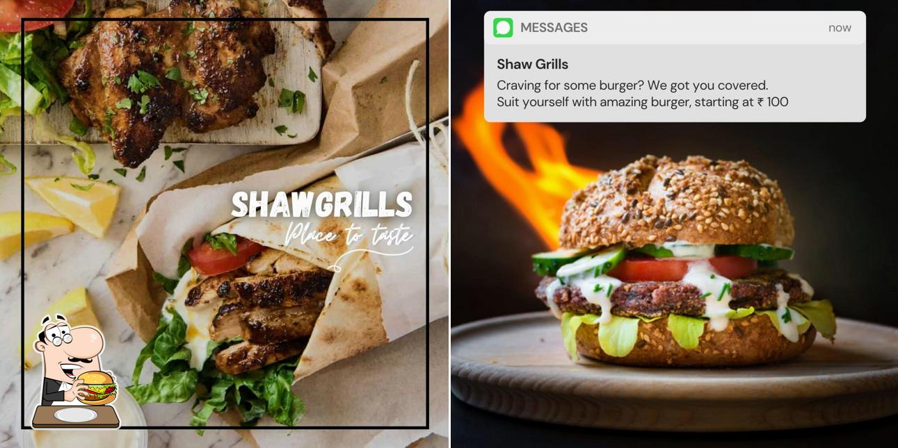 Try out a burger at SHAW GRILLS
