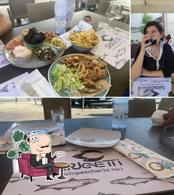 Gli interni di Spugnetti Ristopescheria
