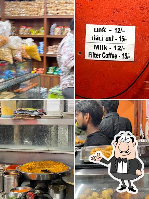 The interior of Sri Sai Snacks