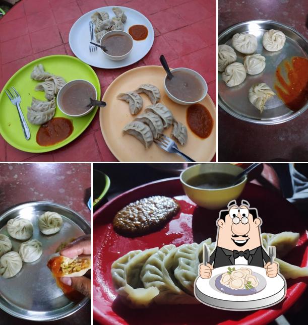 Dumplings at Thapas Momo Center