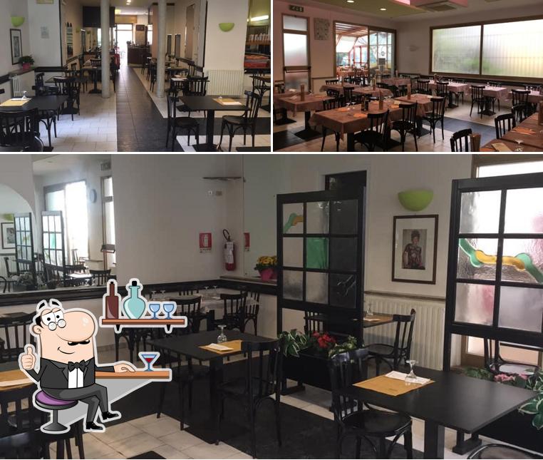 Gli interni di Trattoria Speranza