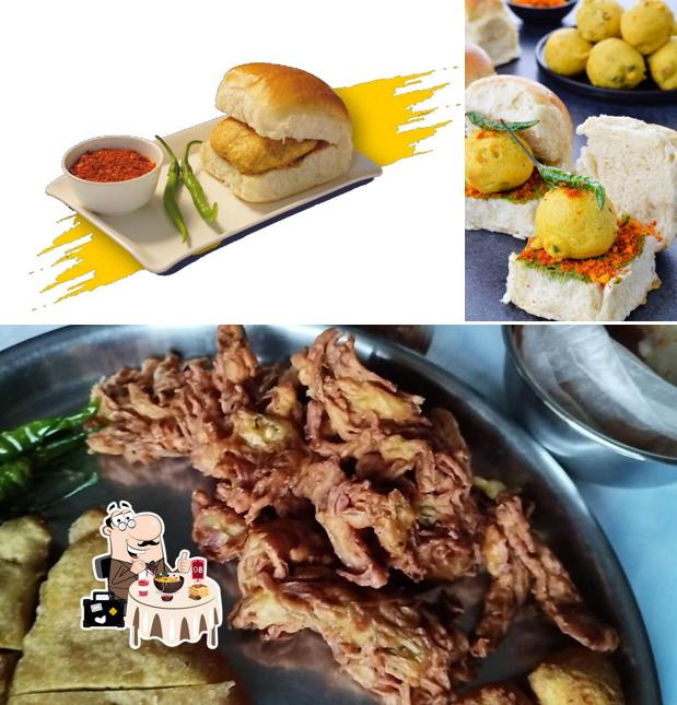 Pulled pork sandwich at VIJAY VADAPAV
