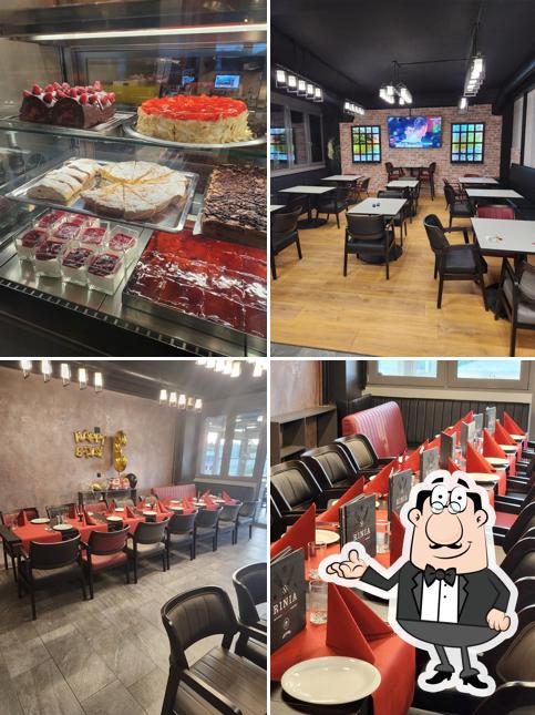 Gli interni di Rinia-Restaurant