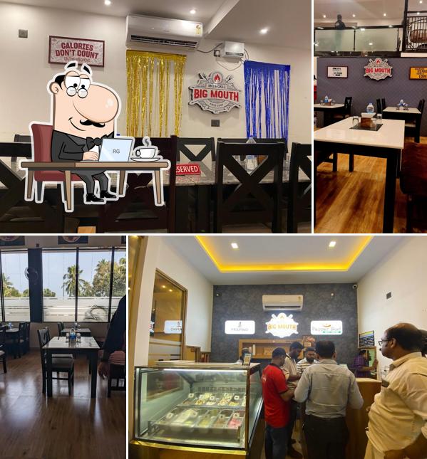 The interior of Big Mouth Restaurant