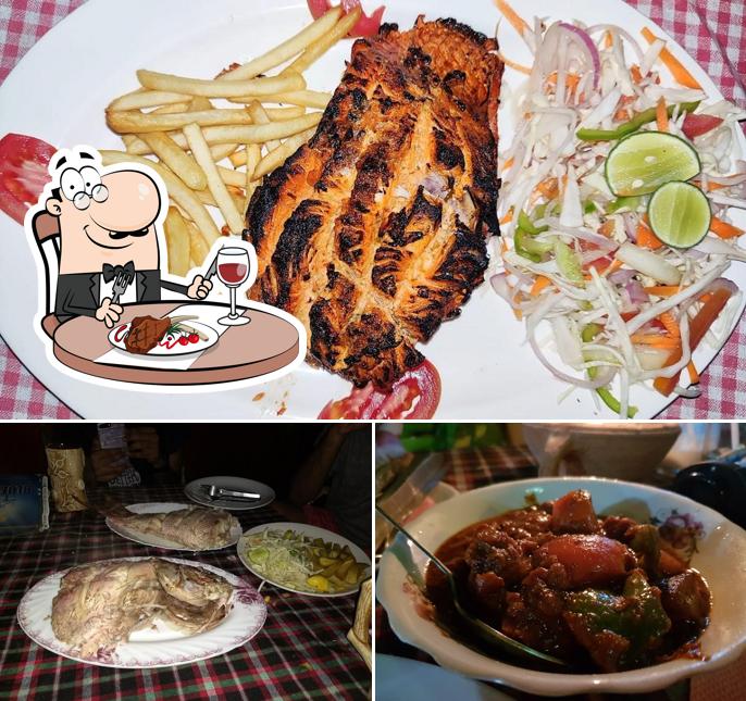 There’s a selection of dishes for meat lovers