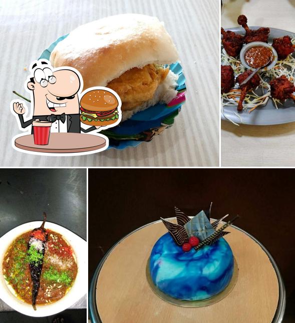 Order a burger at City Food