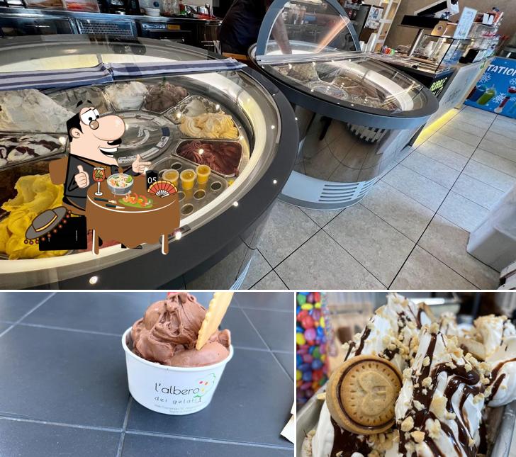 Platti al Gelateria l'albero di Maserada