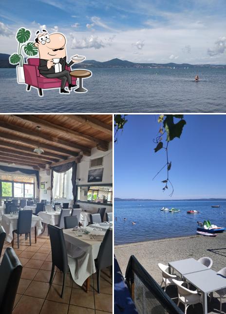 Questa è la immagine che raffigura la interni e esterno di La Tramontana