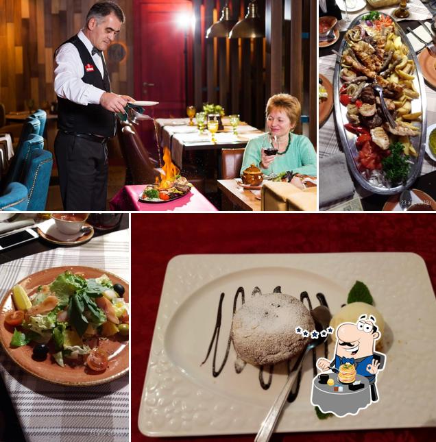 Food at Balkan grill