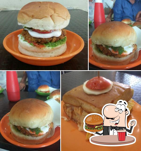 Try out a burger at Billi's Food Corner