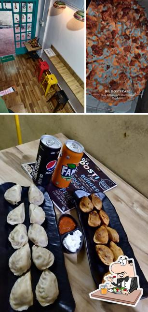 Food at Dil Dosti Cafe