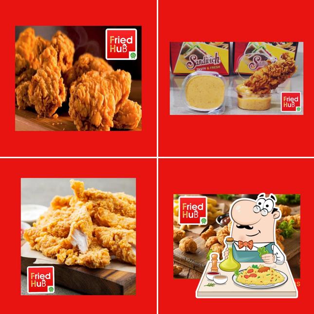 Food at Fried Hub