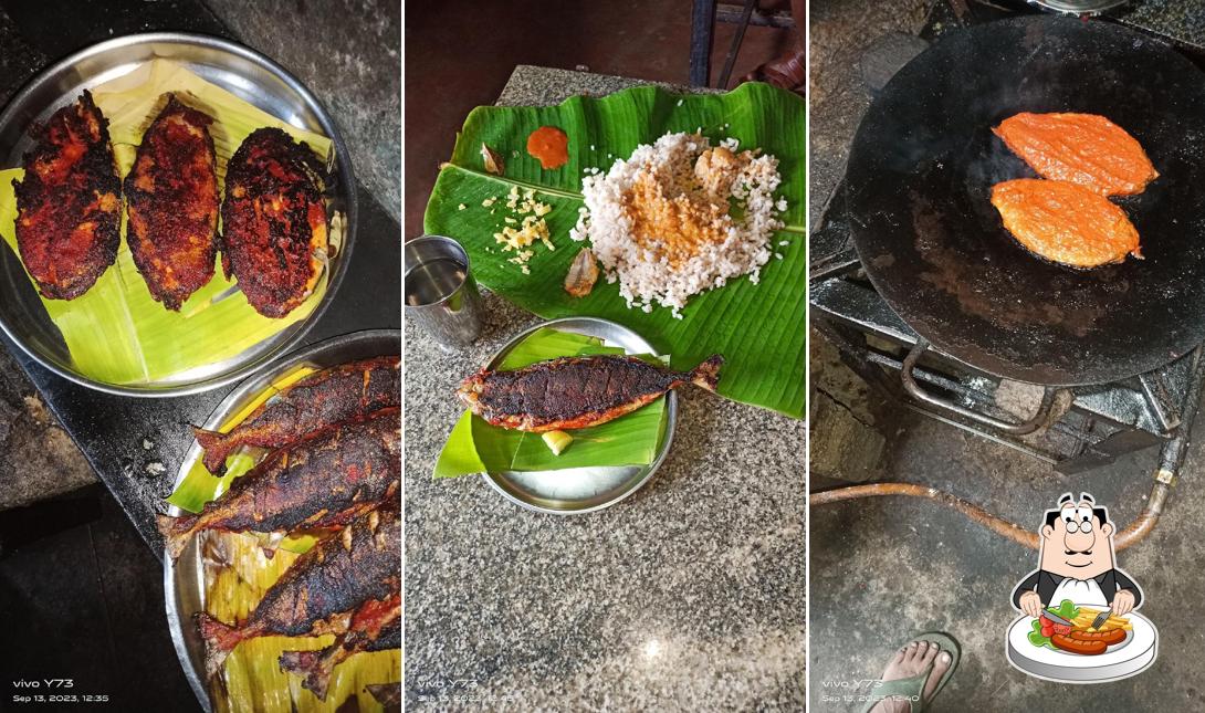 Food at Hotel shabari fish meals super