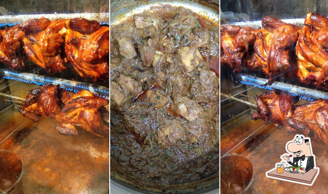 Tandoori chicken at Indian hot chicken