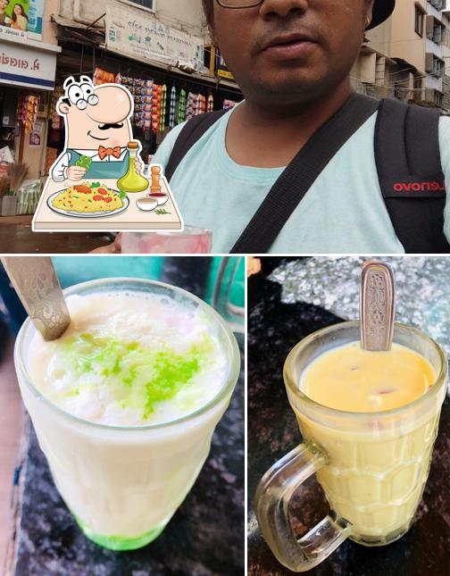 Take a look at the photo displaying food and exterior at Jay Kishan Lassi