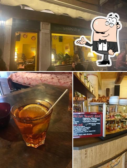Gli interni di Osteria Da Filo