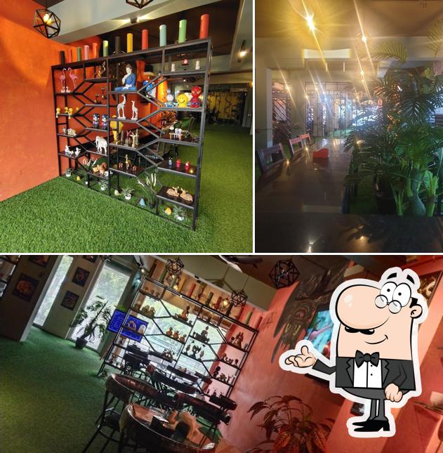 The interior of The Tea Planet