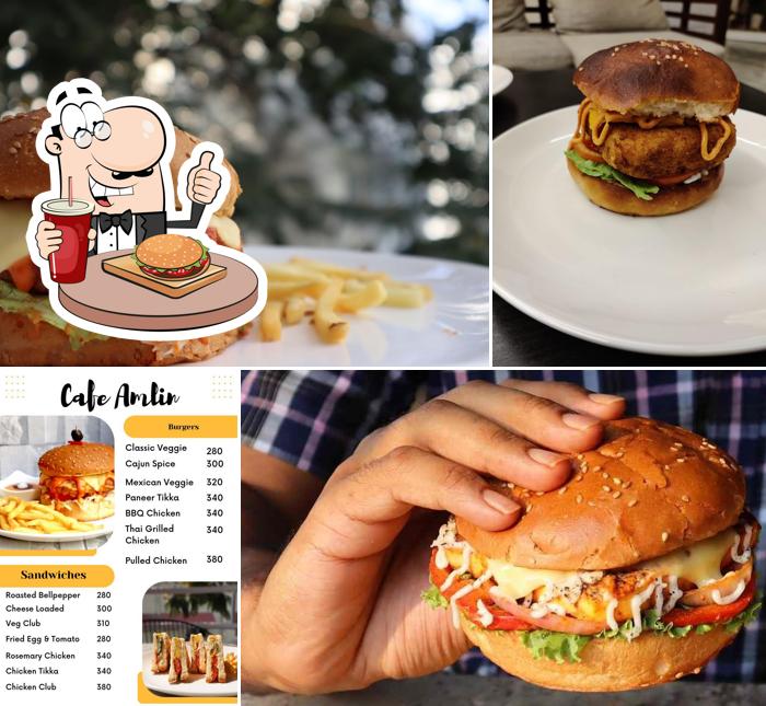 Cafe Amlin’s burgers will cater to satisfy different tastes