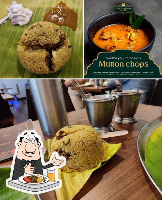 Meals at Covai ANGANAN Biriyani House